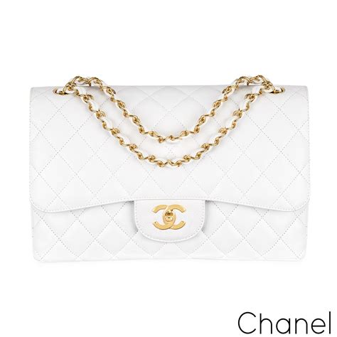 jumbo white chanel bag|jumbo chanel bag for sale.